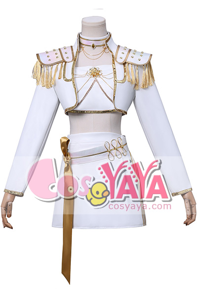 KPOPガールズ! デーモン・ハンターズ K Pop Demon Hunters ミラ-Mira ホワイト 打歌服 コスプレ衣装